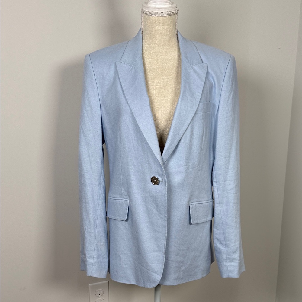 (Like New) Michael Kors Sky Blue Outerwear